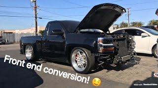 20142016 Silverado Front end conversion Part 1 [upl. by Etnelav]