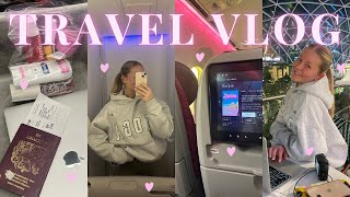 TRAVEL WITH ME TO AUSTRALIA♡  AIRPORT VLOG amp 24 HOUR FLIGHT  CHLOEWHITTHREAD [upl. by Adnamar]