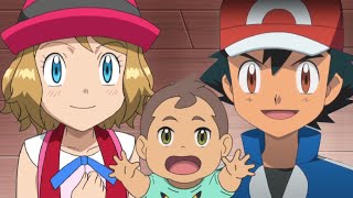 Ash and Serena Babysit Lei  Pokemon Texting Story [upl. by Arhat351]