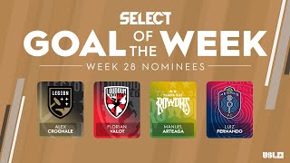 They scored from where 🤯  USL Championship Goal of the Week Nominees Week 28 [upl. by Eetsirhc226]