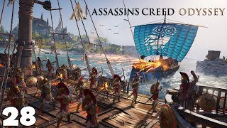 Assassins Creed ODYSSEY 28  La Fuite DAthènes amp Le volcan dHEPHAÏSTOS  royleviking FR PC [upl. by Ahsinoj]