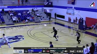 MNU Mens Basketball vs CulverStockton 2023 [upl. by Ulrica]