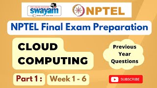 NPTEL Cloud Computing Previous Year Questions  Part 1  Swayam  2023 [upl. by Dej240]