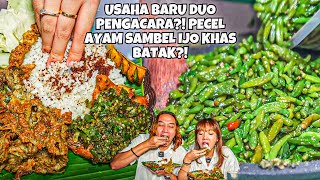 DUO PENGACARA BUKA PECEL AYAM SAMBEL IJO ANDALIMAN KHAS BATAK DI PINGGIR JALAN ENAK GA [upl. by Koss899]