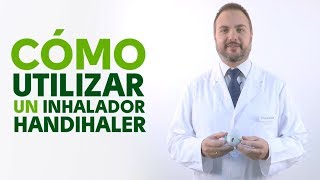 Cómo utilizar correctamente un inhalador Handihaler Tu Farmacéutico Informa [upl. by Elwood]