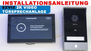 Türsprechanlage EZVIZ HP7 Türsprechanlage  Angeschlossen und erklärt [upl. by Oirrad]