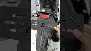 How to deal with a vibrating motorbike number plate vario framelessplate [upl. by Macey]