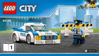 LEGO instructions  City  Police  60138  Highspeed Chase Book 1 [upl. by Kinzer]