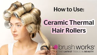 Brushworks  How to Use Ceramic Thermal Rollers [upl. by Ahsinnek]