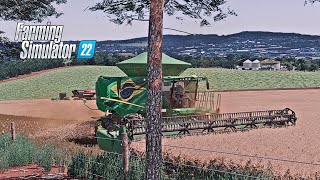 Farming Simulator 22  Estância Agrícola Edition  Timelapse  Colhendo canola com JD s770 [upl. by Asabi]