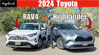 2024 Toyota RAV4 vs 2024 Toyota Highlander [upl. by O'Brien]