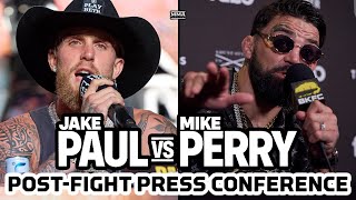 Jake Paul vs Mike Perry PostFight Press Conference  MMA Fighting [upl. by Leizo]