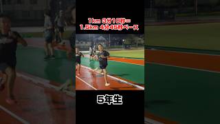 1km換算の速さは一緒！学年撮り方で違うスピード感1500m持久走マラソン陸上running [upl. by Shipley911]