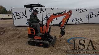 31465  2023 AGT Industrial QH12 Mini Excavator Will Be Sold At Auction [upl. by Ceporah]