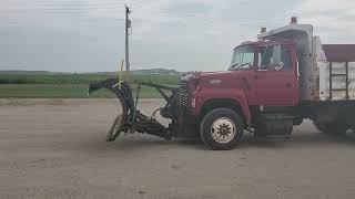 1994 Ford L8000 Dump Truck w Snow Plow  Diesel  For Sale  September 17th [upl. by Nerrej909]