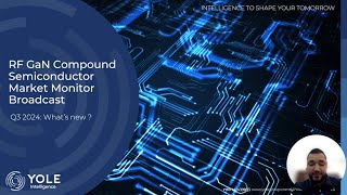 Yole Intelligence  RF GaN Compound Semiconductor Market Monitor Q3 2024  Broadcast [upl. by Nnylesor]