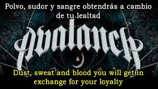 Avalanch Cid english lyrics y letra [upl. by Llert661]