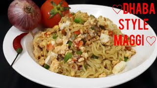 Awesome Schezwan style Egg Maggi with Vegetables  Tasty Indian Recipe  from street to home [upl. by Eduj]