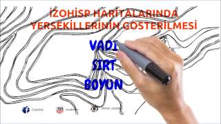 Vadi  Sırt  Boyun  İzohips Haritaları [upl. by Weinstein]