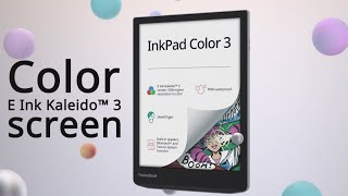 PocketBook InkPad Color 3 your colorful ereading adventure with the latest color E Ink screen [upl. by Naujit]