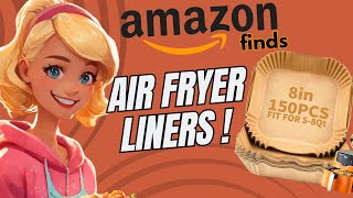 Air Fryer Liners 87quot Square Parchment Disposable Paper Liner for Air Fryer Baking Roasting [upl. by Bakemeier]