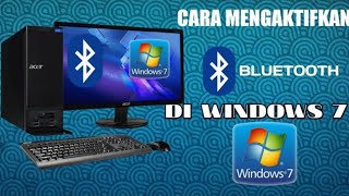 cara mengaktifkan bluetooth di komputer Windows 7 [upl. by Parks820]