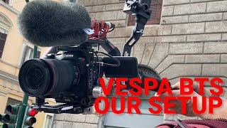 Vespa Documentary BTS  Our Setup [upl. by Anilrac]