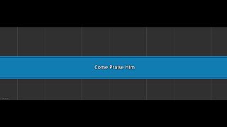 Come Praise Him by Bonnie Low  Traditional Piano Tutorial Synthesia with Sheet Music [upl. by Othe]