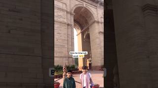 Indian Gate amp tejas ke funny questions Kappusaran10m  my first indian gate tour shorts delhi [upl. by Millard258]