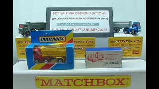 MATCHBOX MANIA AUCTION PREVIEW OGLE DESIGN MODELS [upl. by Magan]