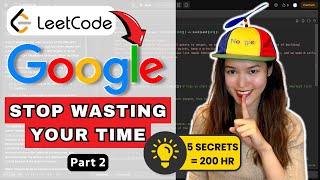 How I cracked my Google interviews  Leetcode tips 5 strategies for success Part 2 [upl. by Ear653]