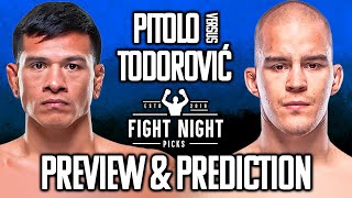 UFC Fight Night Maki Pitolo vs Dusko Todorovic Prediction [upl. by Yud]