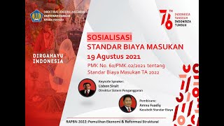 Sosialisasi Standar Biaya Masukan TA 2022 [upl. by Cruz]