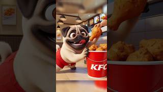 “Pug’s Great KFC Heist shorts usa funny pug [upl. by Eduard]