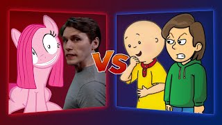 MUGEN Battle  PinkamenaJerma vs CaillouBoris Anderson [upl. by Cerellia]