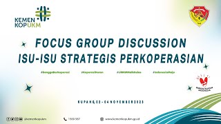 Focus Group Discussion FGD IsuIsu Strategis Perkoperasian [upl. by Satsok931]