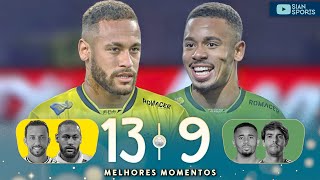 NINGUEM PAROU NEYMAR CRAQUE DEU ESPETÁCULO COM 4 GOLS EM PARTIDA ÉPICA CONTRA KAKÁ E GABRIEL JESUS [upl. by Amitaf766]