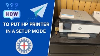 How to put hp printer in setup mode [upl. by Ahsinor748]