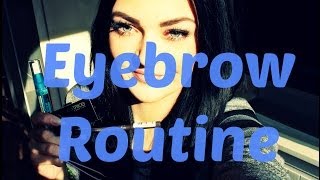 Eyebrow Routine I Augenbrauen Routine [upl. by Aroc]