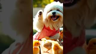 حيواناتلطيفة animals bolognese funny baby hundundküken pets cute [upl. by Quita]