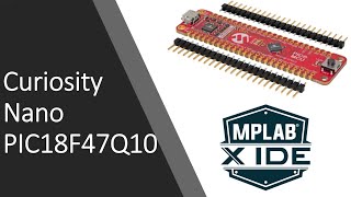 Programa LED con Botón  PIC18F47Q10 Curiosity nano  MPLAB X IDE  XC8 [upl. by Alled]