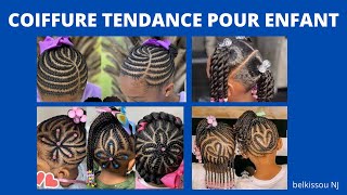 Coiffure tendance enfant  Jolie modèle de coiffure simple pour école 2022 [upl. by Carn686]