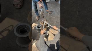 Removing the hardest pin from excavator chain youtubeshorts shortsfeed foryou [upl. by Zilada]