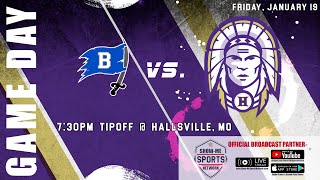 BBB Hallsville Indians vs Boonville Pirates 011924 Broadcast 0455 [upl. by Ciredor]