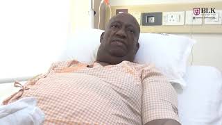 BLK Patient Testimonial  Mr Kenneth Chipala talk about his treatment at BLK Hospital [upl. by Bradman365]