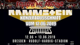 RAMMSTEIN  STADION TOUR  DRESDEN 12062019  Konzertausschnitt [upl. by Kenny]