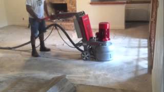 Concrete Grinding With Diamatic 535 Pro [upl. by Dalenna]