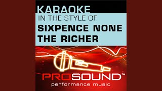 Kiss Me Karaoke With Background Vocals In the style of Sixpence None The Richer [upl. by Kiker]