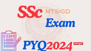 SSc MTS GD Constable Exam PYQ and Exam patternsscmtsexampatternmedeeclasses [upl. by Nanahs824]