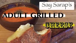 how to make tomato basil soup and adult grilled cheese [upl. by Leod]